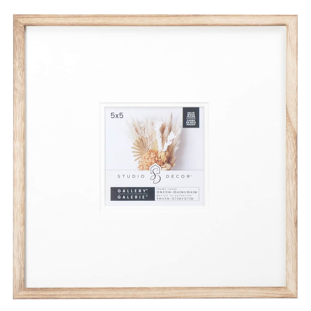 Gallery Natural Wood Frame with Mat by Studio Décor®